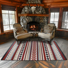 American made Grand Lodge Progression Rugs in Red - Blue Mountain Brands USA