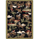 Green Bronc Western Area Rug - American made western rugs - Your Western Decor