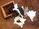 Hanson Ranch Branded Cowhide Coasters - Made in the USA - Your Western Decor, LLC