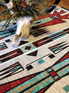 Beautiful detail of Horse Thieves Southwestern Area Rug - Your Western Decor