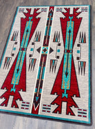 Horse Thieves (Turquoise) Southwestern Rug - Your Western Decor