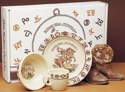 Lil' Cowboy Dish Set - Your Western Decor