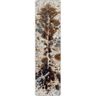 Longhorn Denim Splatter Western Floor Runner - American Made Carpets - Your Western Decor