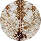 Longhorn Spotted Western Round Area Rug - Made in the USA - Your Western Decor