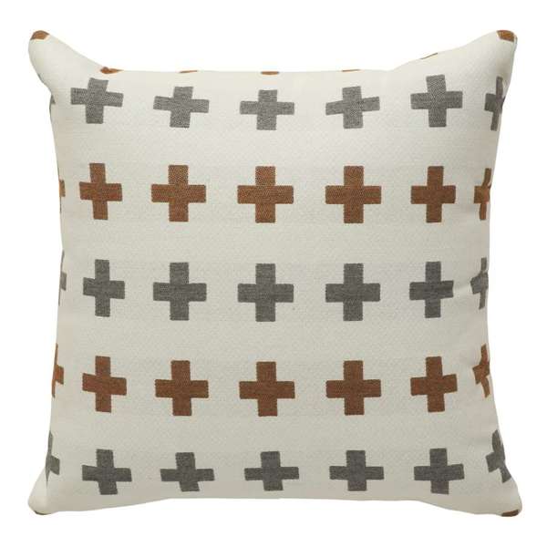 Meridian cross fabric pillow made in the USA - Blue Mountain Brands USA Luxury Furnishings & Decor