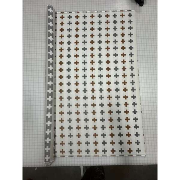 Meridian cross teak fabric by Sunbrella - Blue Mountain Brands USA Luxury American made furnishings & Decor