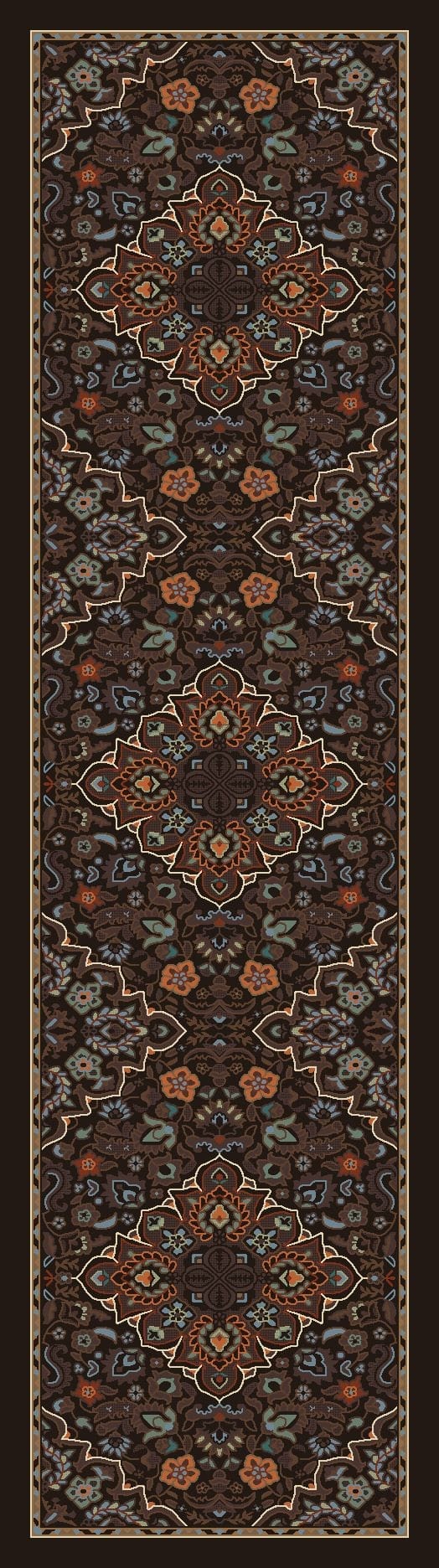 Montreal Electric Persia Floor Runner - Made in the USA - Your Western Décor