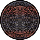 Montreal Persia Elements 8' Round Area Rug - Made in the USA - Your Western Decor, LLC