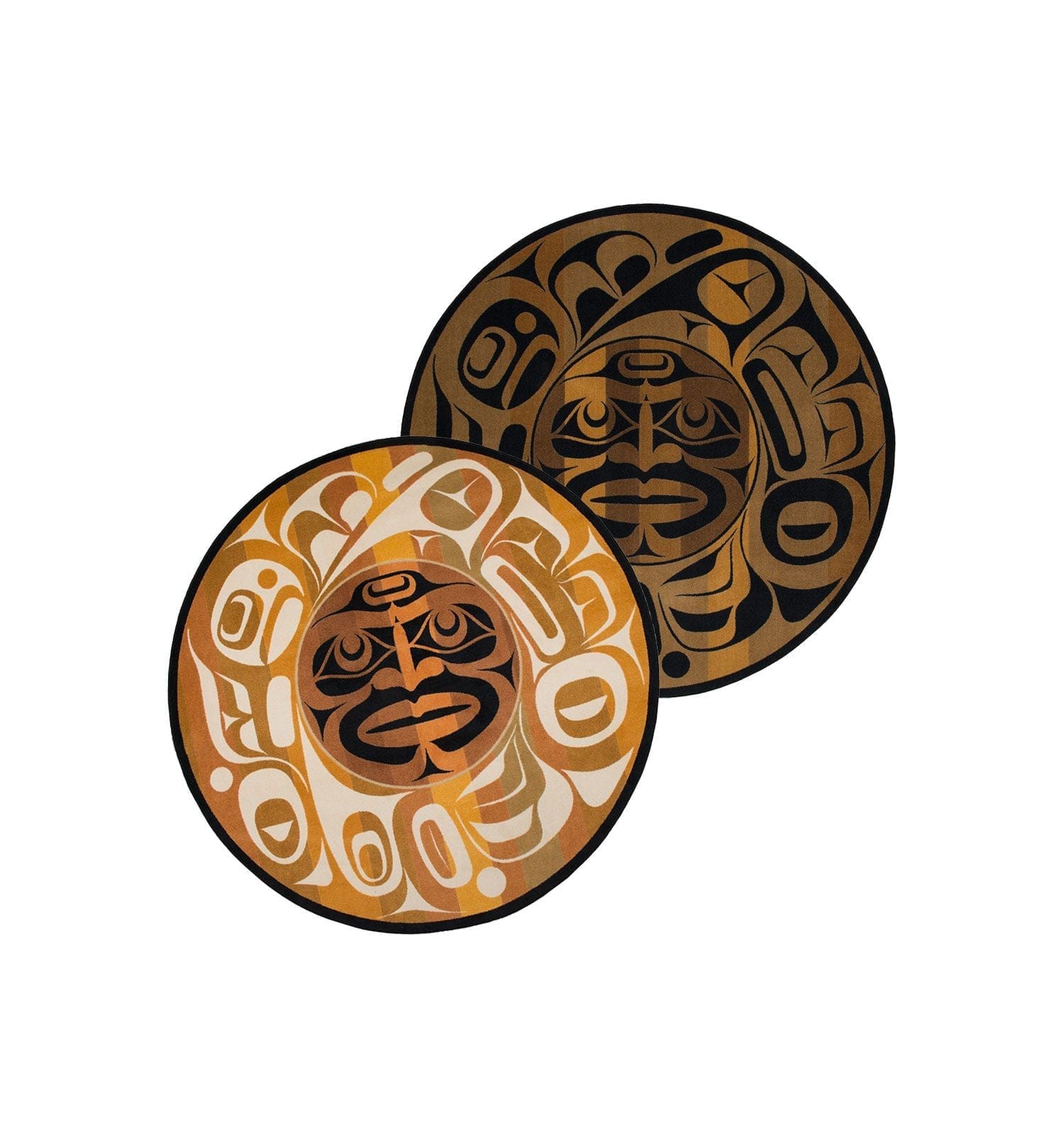 Moon Mask Round Area Rugs - Made in the USA - Your Western Decor