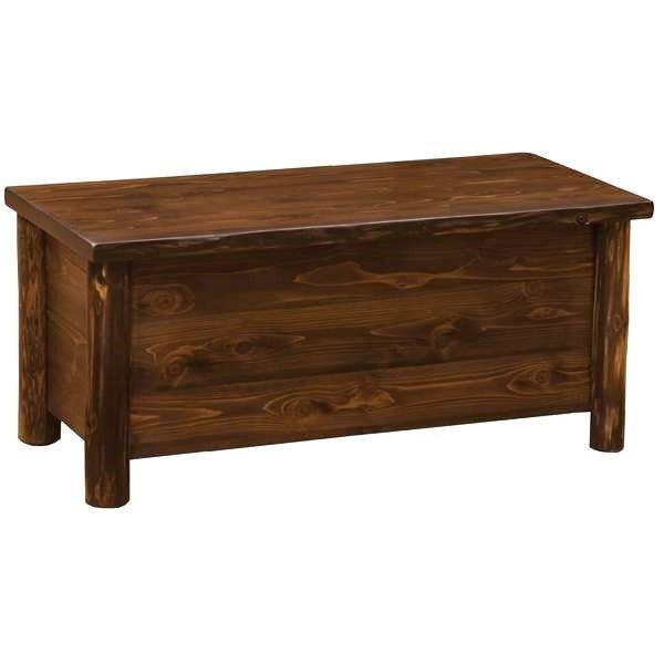 North Woods Rustic Cedar Storage Chest - American Made Rustic Cedar Furniture - Blue Mountain Brands USA