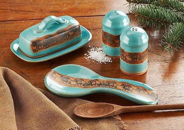 Open Range Horses Tableware and Kitchen Decor - Made in the USA - Blue Mountain Brands USA