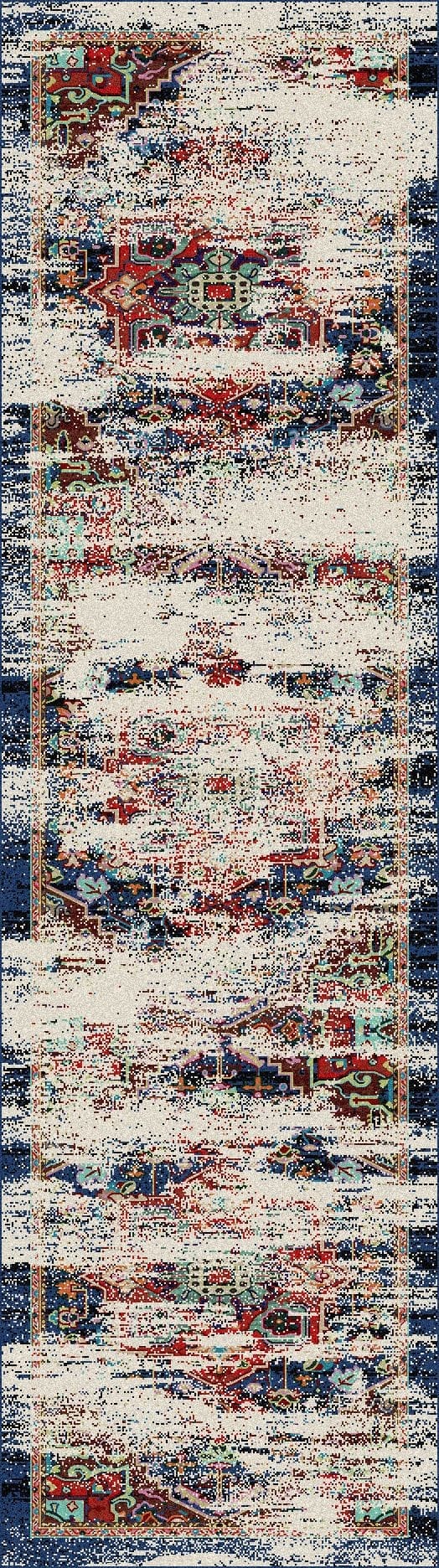 Persia Distressed Floor Runner - Your Western Decor, LLC