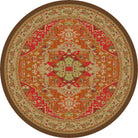 Persia Glow 8' Round Area Rug - Made in the USA - Your Western Decor, LLC