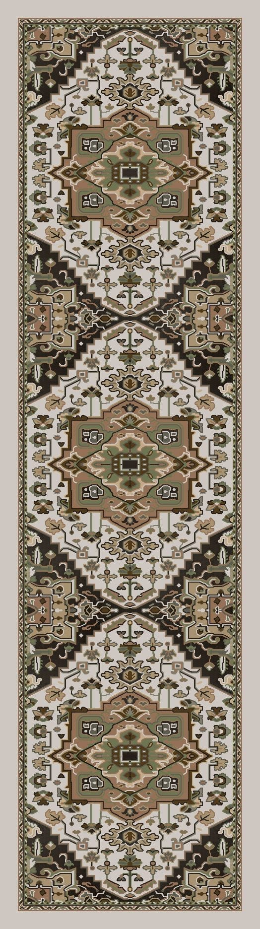 Persia Voyage Floor Runner - Made in the USA - Your Western Decor, LLC