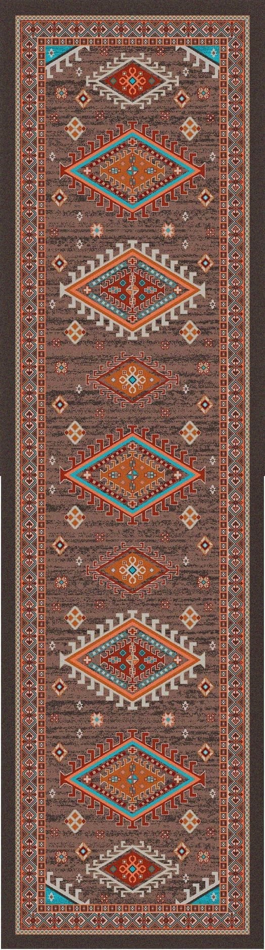 Persian Southwest Floor Runner - Made in the USA - Your Western Decor, LLC