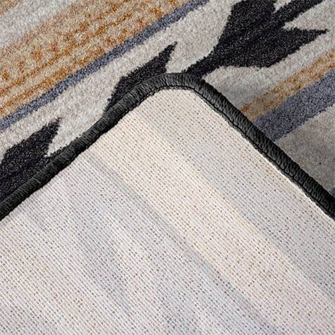 American made Southwestern Grand Lodge Progression Rugs in Ginger backing - Blue Mountain Brands USA
