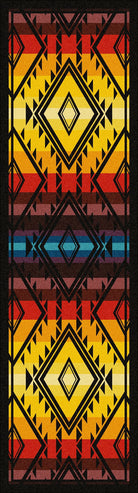 Rainbow Rainmaker Colorful Floor Runner - Made in the USA - Your Western Decor