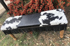 Ranch House Resting Bench - Black & White - Blue Mountain Brands USA