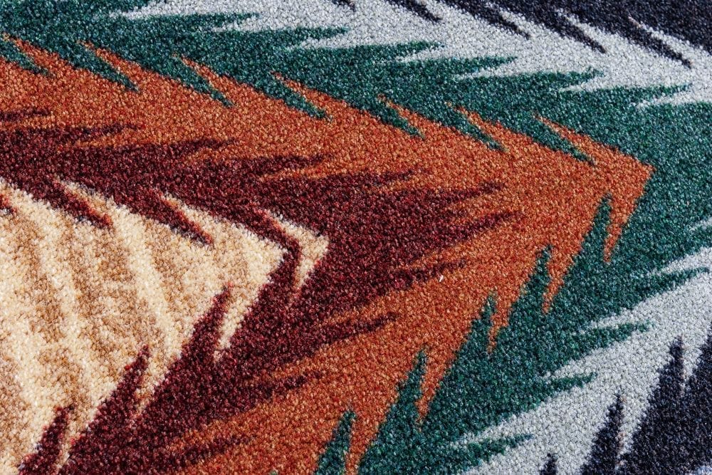 Razzle forester area rug detail - Made in the USA - Your Western Decor