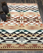 Rustic Cross Southwest Rugs - Clay - Made in the USA - Your Western Decor