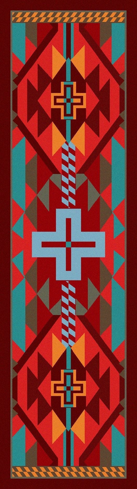 Rustic Cross Southwest Rugs in Several Colors - Your Western Decor