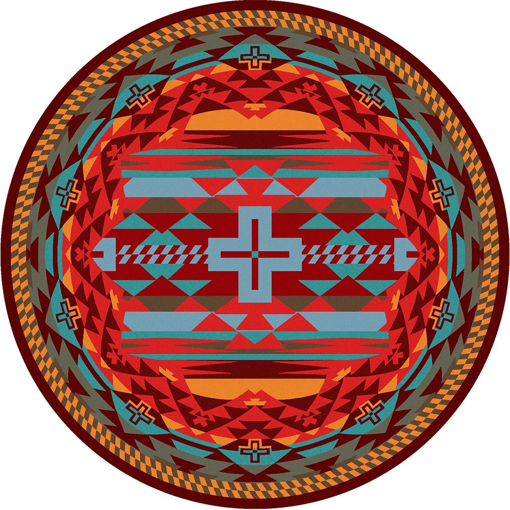 Rustic Cross Southwest Rugs in Several Colors - Your Western Decor