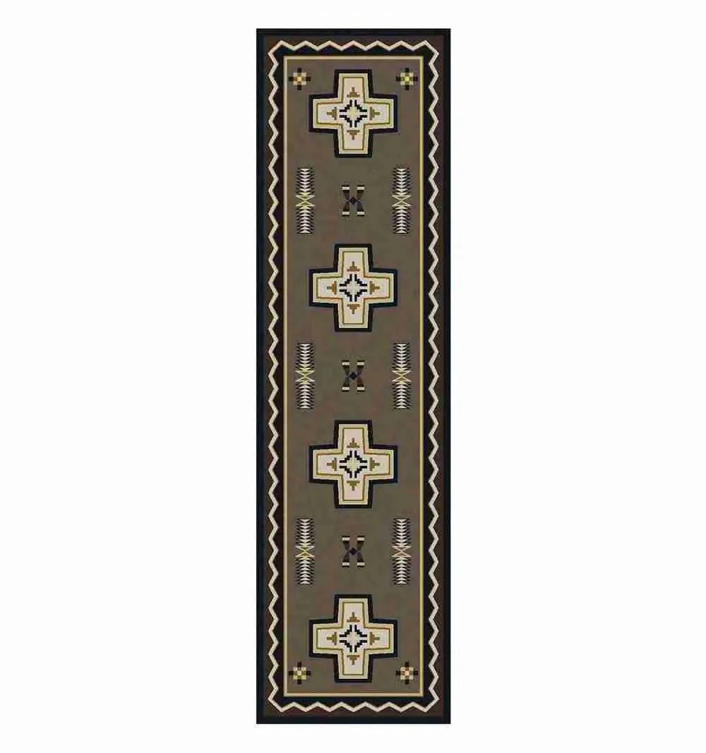Saint Cross Southwestern Floor Runner made in the USA - Your Western Decor