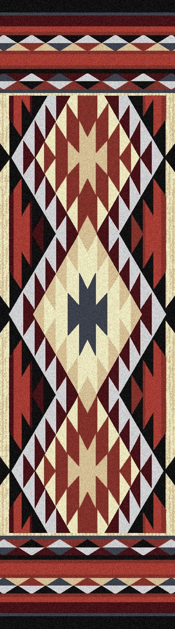 Sancy Rio Southwestern Floor Runner made in the USA - Your Western Decor