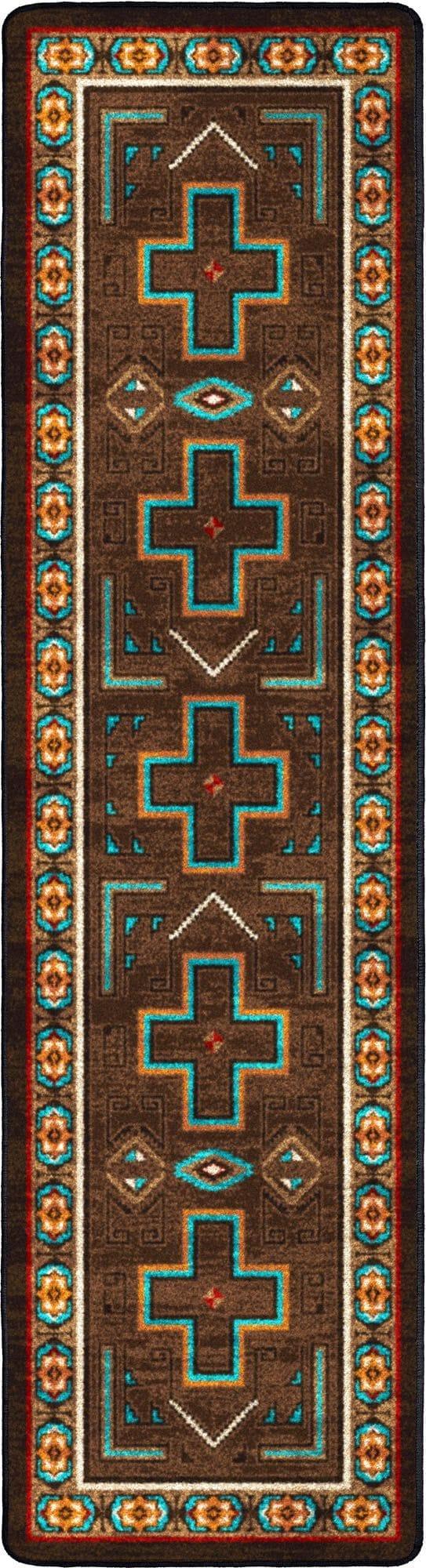 Sawtooth Southwestern Floor Runner made in the USA - Your Western Decor