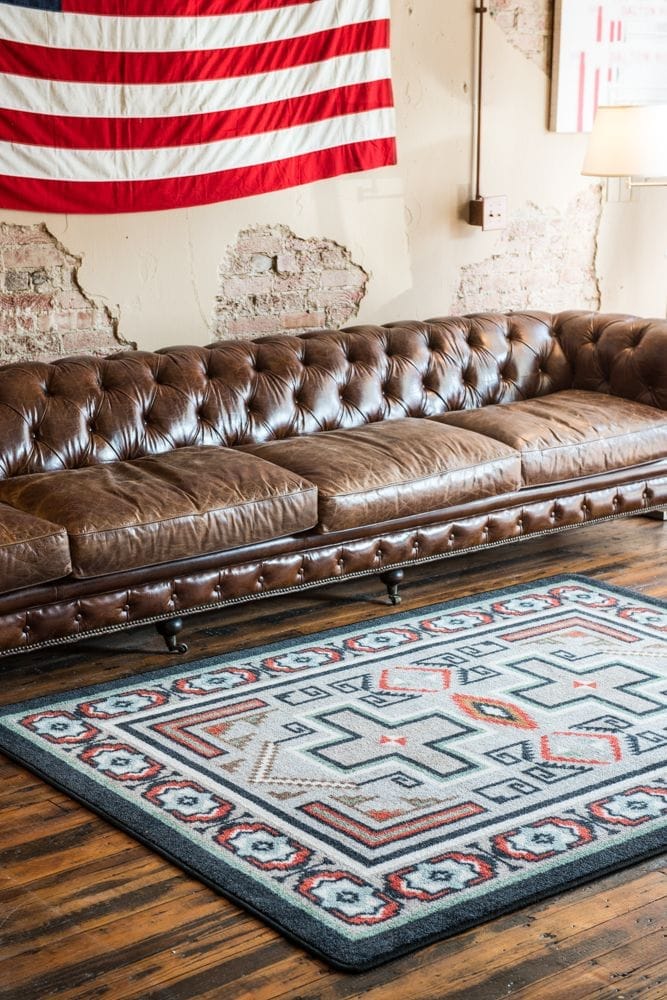 Sawtooth Western Area Rug - Made in the USA - Your Western Decor, LLC