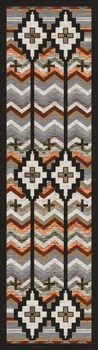 Shake Your Shawl Rugs Southwest Harvest Floor Runner - Made in the USA - Your Western Decor