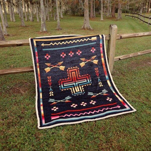 Shoot Me Straight Rugs - Gray - Your Western Decor, LLC