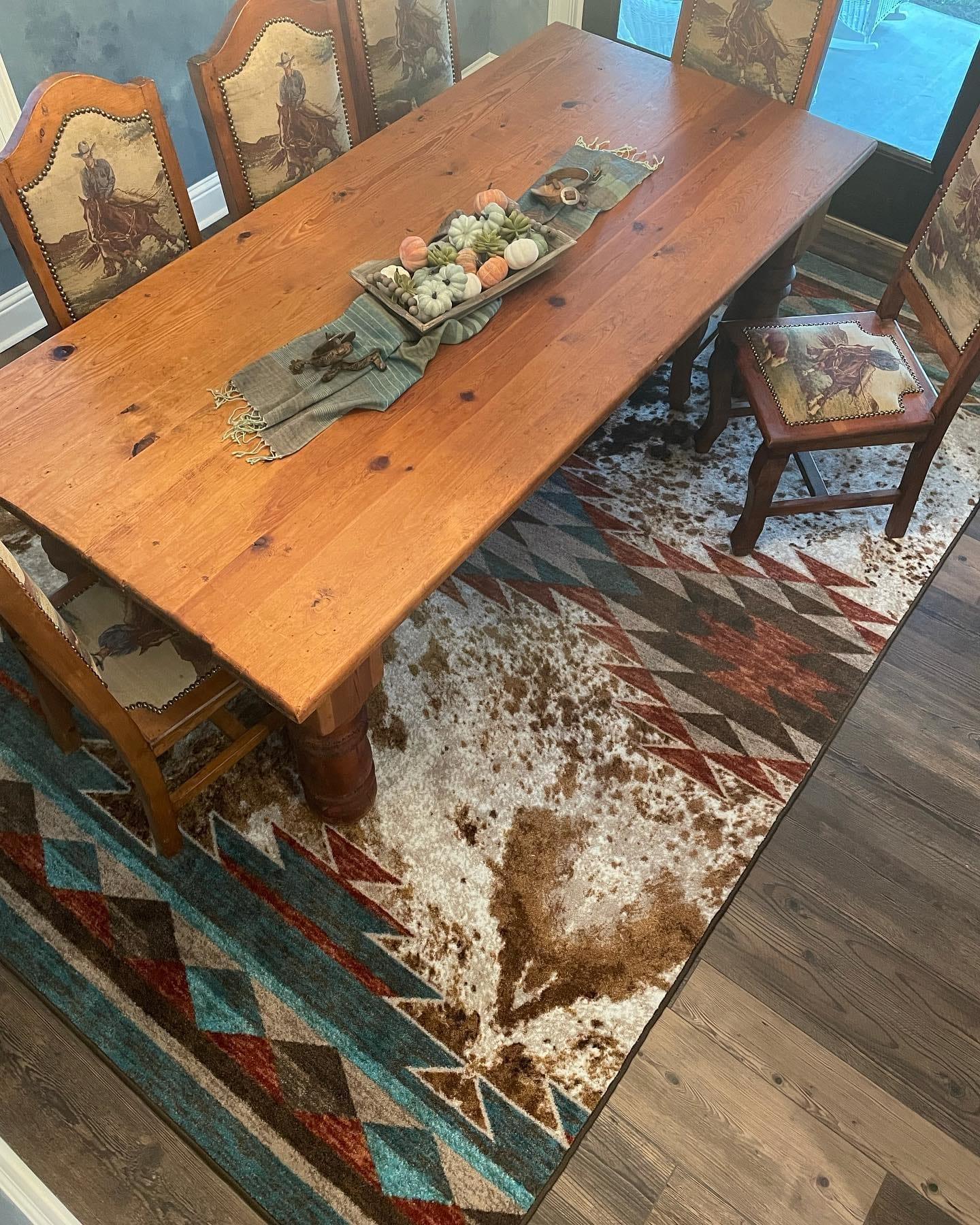 Southwestern Rancher Area Rug made in the USA - Your Western Decor