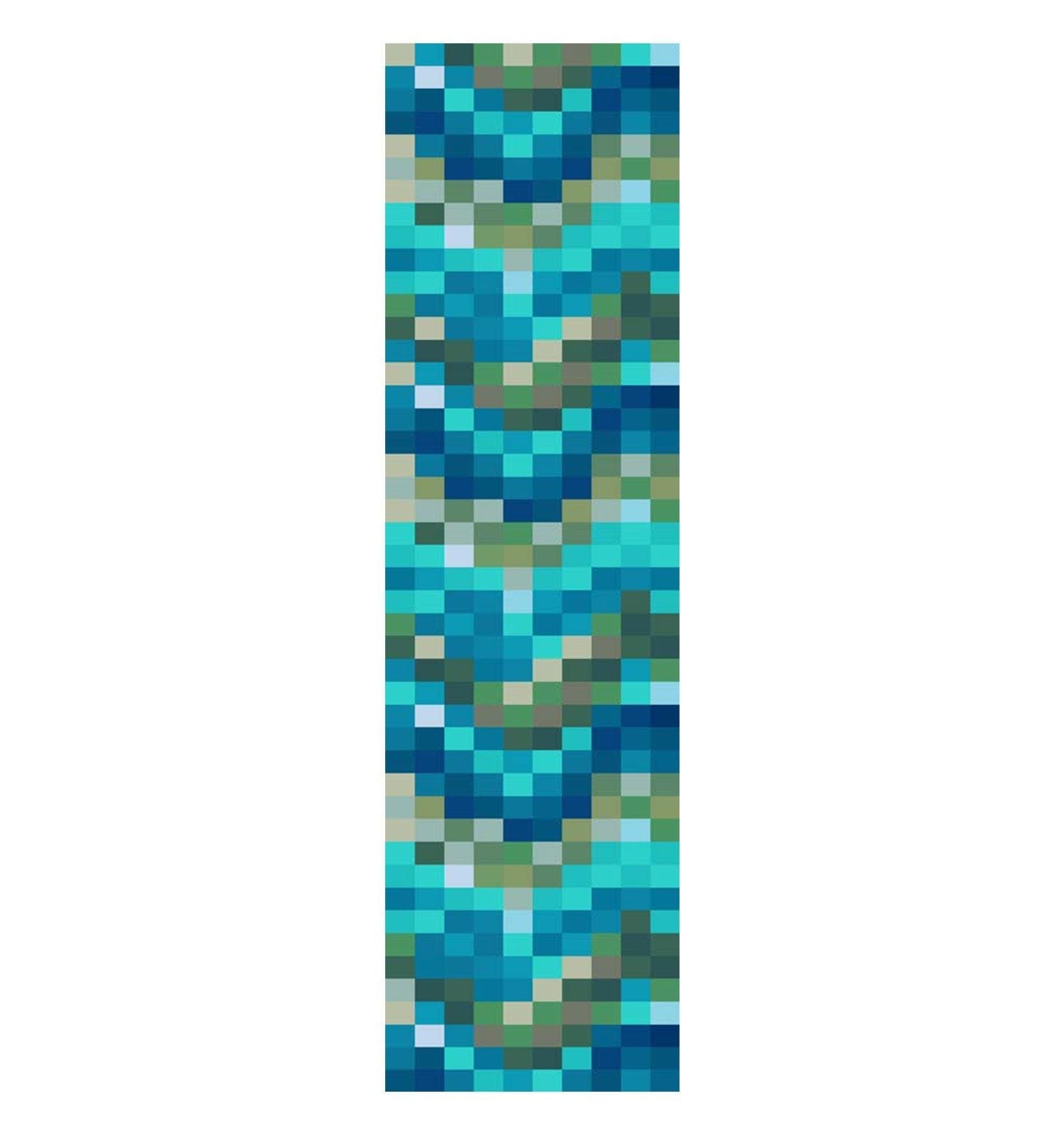 Spa Tiles Aqua Blue Floor Runners 2' x 8' - Made in the USA - Your Western Decor