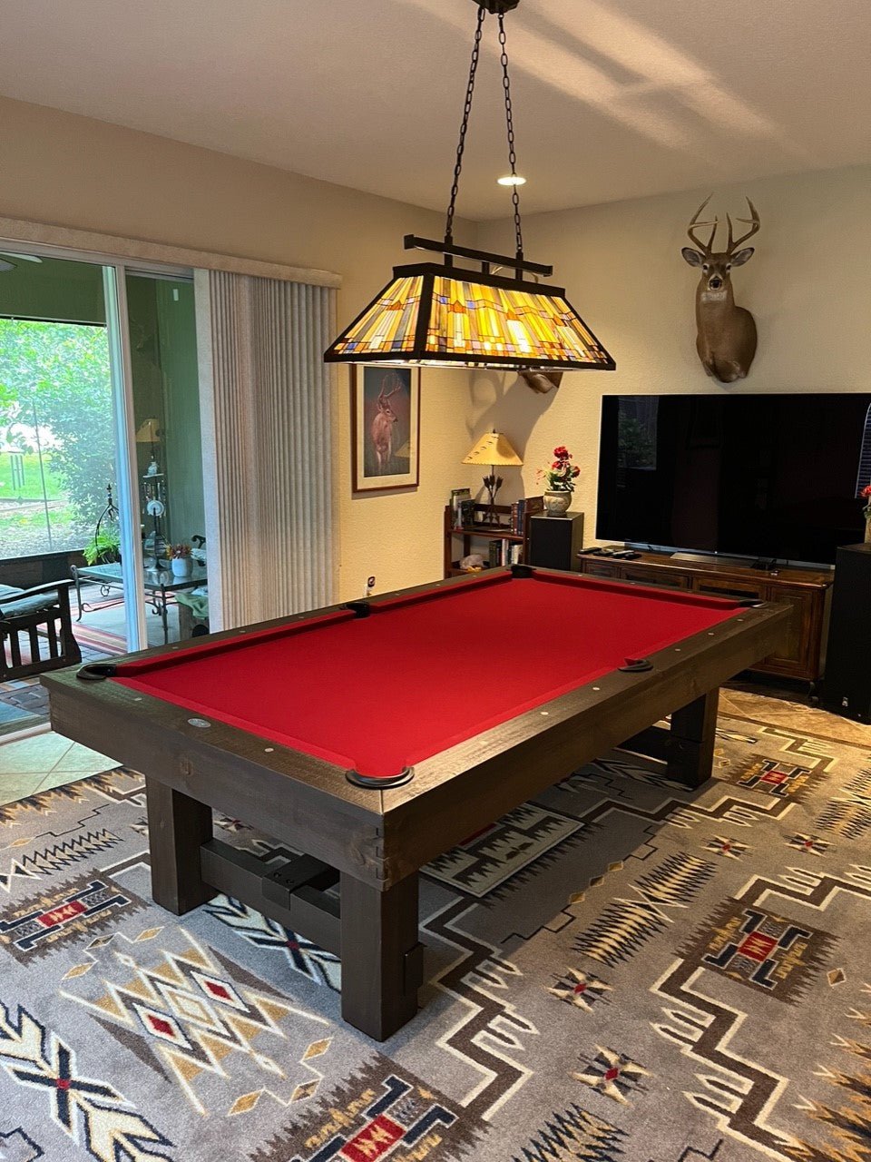 Storm Catcher Chestnut Oversized Area Rug 11' x 13' - Southwest rug made in the USA - Your Western Decor