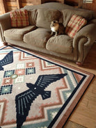 Sunset Dance Area Rugs with Ravens - Made in the USA - Your Western Decor