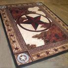 Cowhide Print & Western Star Area Rugs - Your Western Decor, LLC