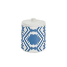 White sands blue and white canister - Blue Mountain Brands Home Decor
