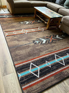 X's & Diamonds Southwestern Area Rugs - Made in the USA - Blue Mountain Brands USA Home Decor