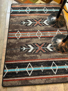X's & Diamonds Southwestern 4-5 Entry Rug - Made in the USA - Blue Mountain Brands USA Home Decor