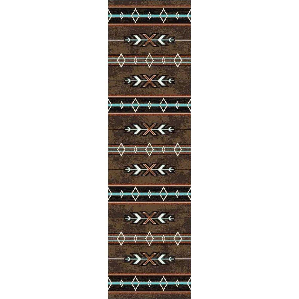 X's and Diamonds Floor Runner made in the USA - Blue Mountain Brands USA Home Decor