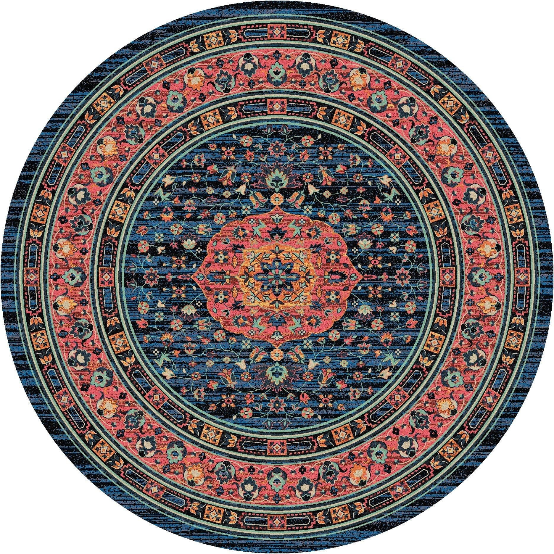 Zanza Marionberry Art Area Rugs - Your Western Decor, LLC