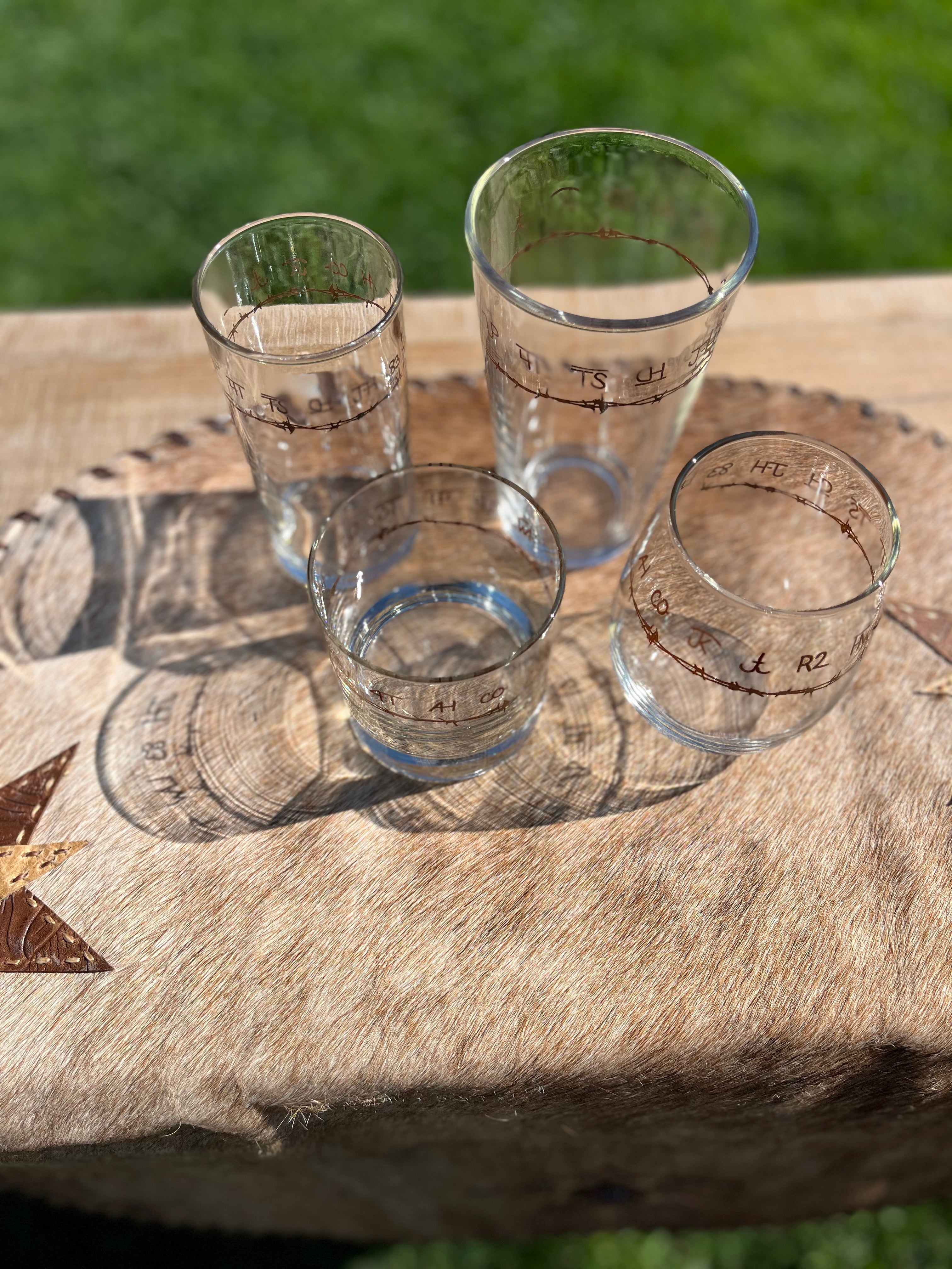 Blue Mountain Brands and Barbed Wire Ranch Style Glasses Made in the USA