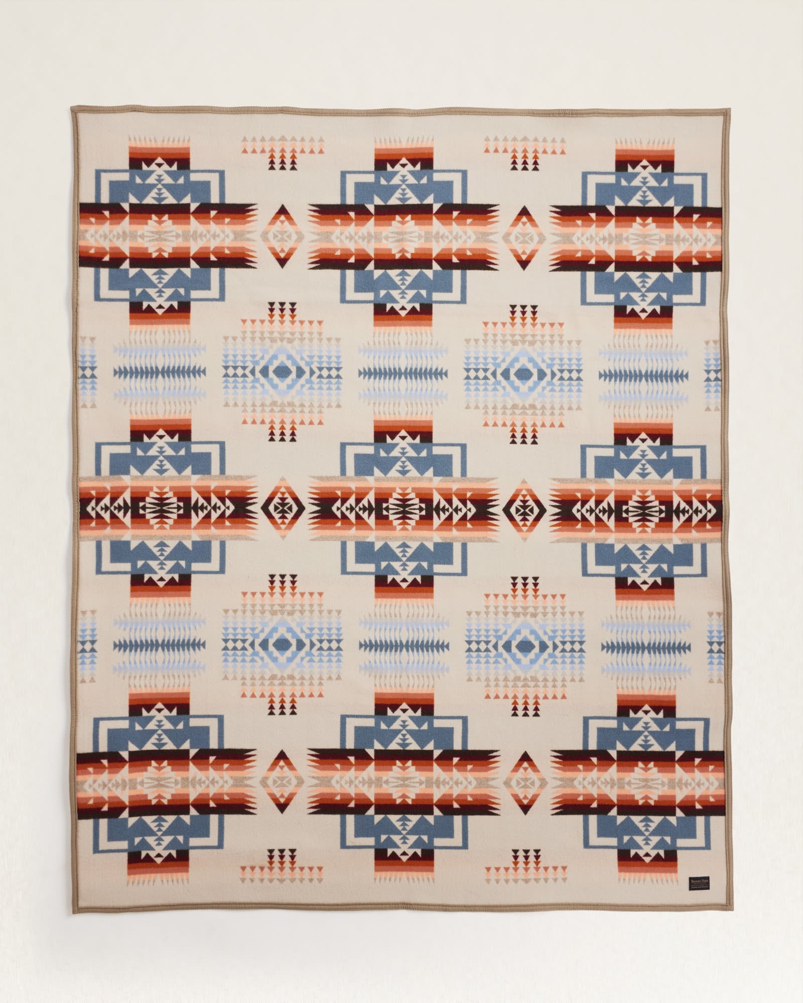 Pendleton Chief Joseph Blanket rosewood front - Blue Mountain Brands USA