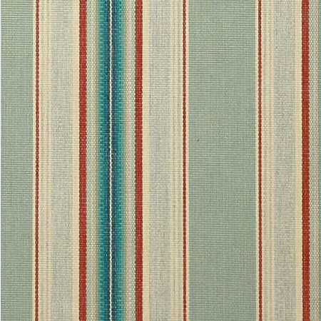 Pendleton Willamette Valley Turquoise Stripe Fabric by Sunbrella - Your Western Decor