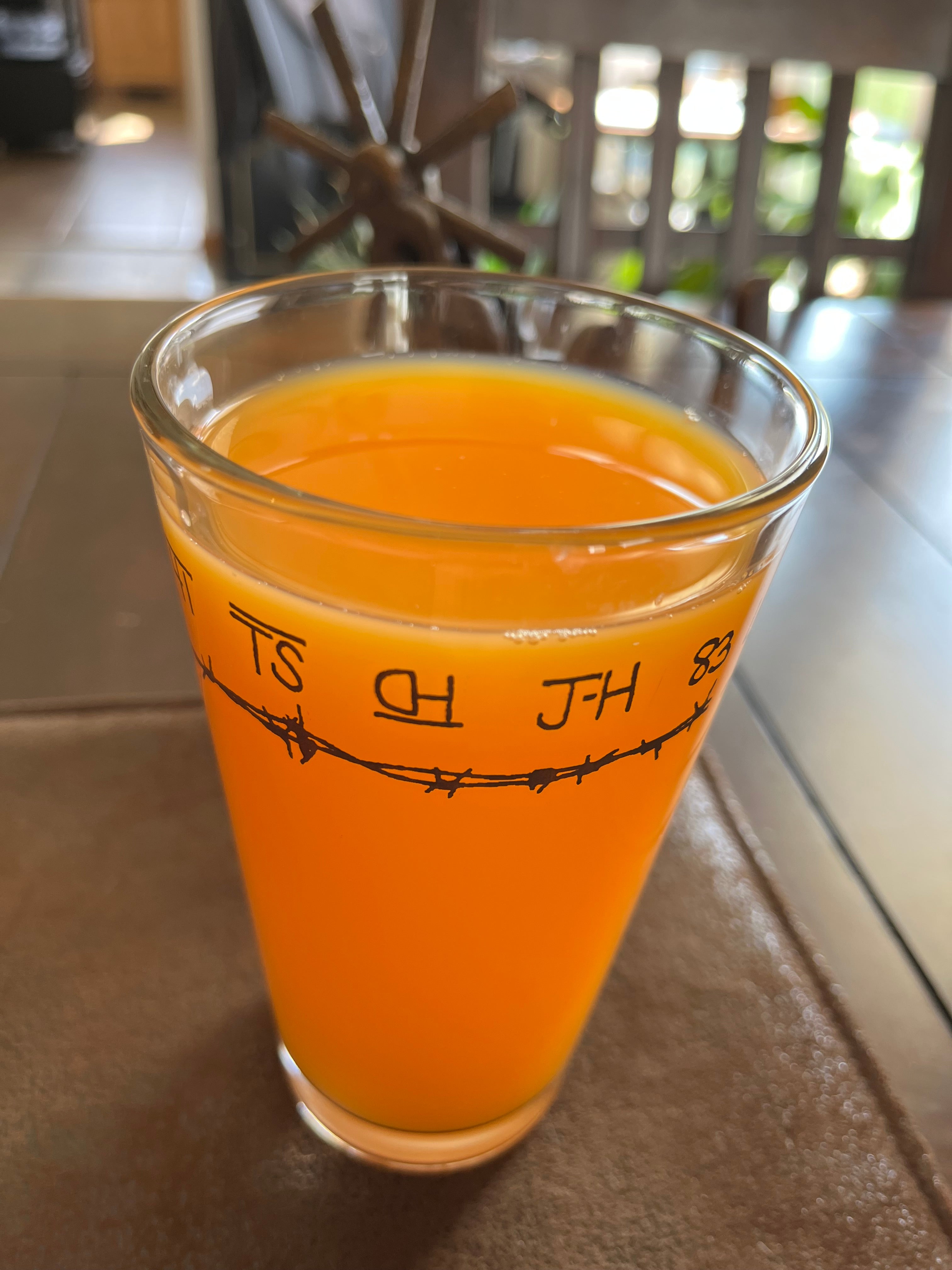 Blue Mountain Brands American made Western Glassware with Brands and Barbed Wire - Made in the USA