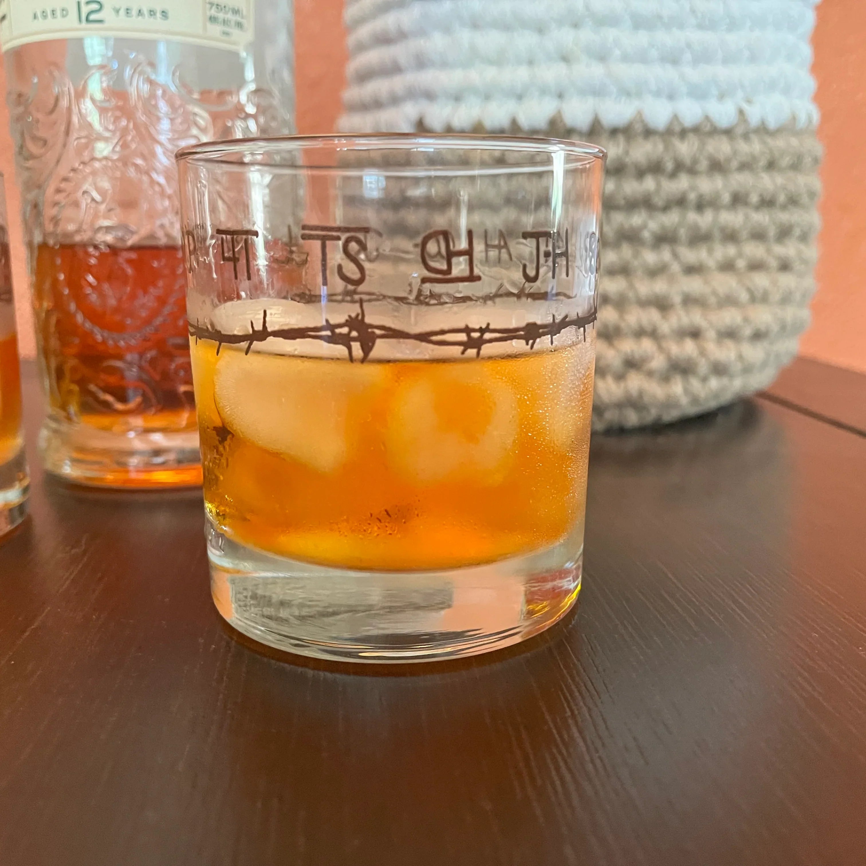 Blue Mountain Brands Rocks Glass made in the USA for Blue Mountain Brands USA Home Decor