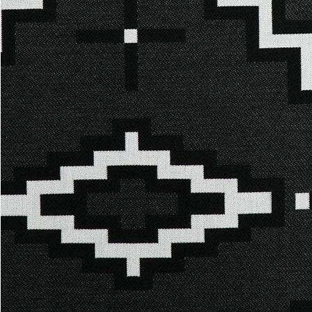Pendleton Kiva Steps Classic Black Fabric by Sunbrella -Blue Mountain Brands Home Decor