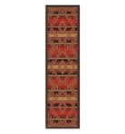 Santa Fe Southwestern Runner Rug. Made in the USA Rug. Your Western Decor