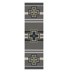 Southwest grey & light yellow runner rugs. Made in the USA. Your Western Decor